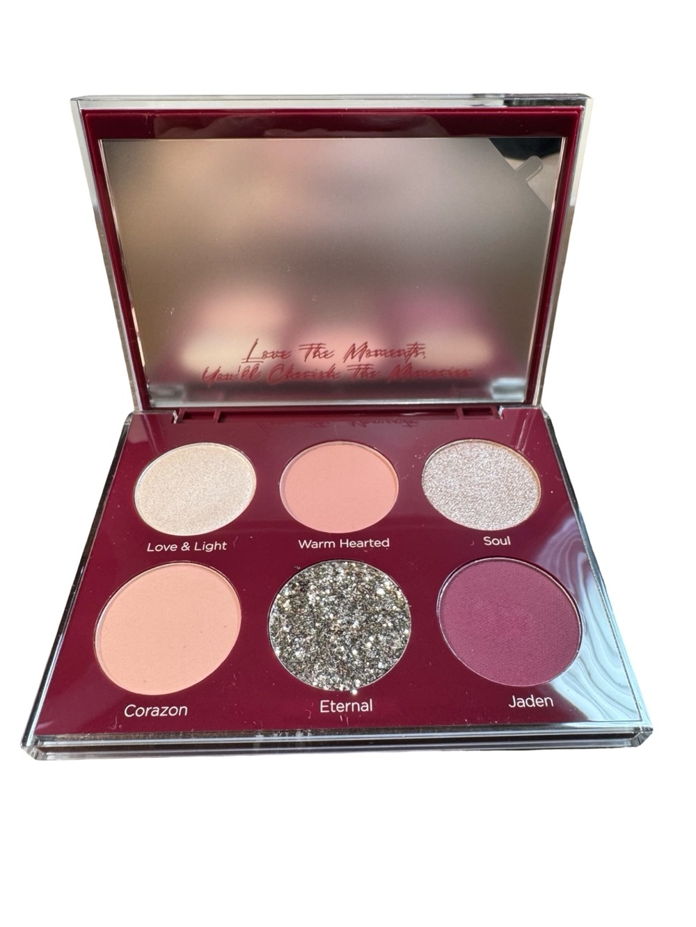 Dominique Cosmetics Unconditional Eyeshadow Palette 6 Neutral Pink Mauve Glitter - Picture 6 of 6